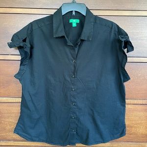 dip Black Summer Blouse